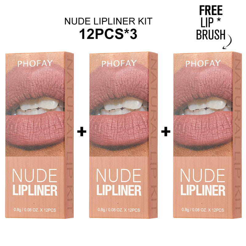 PHOFAY Nude Lipliner Kit