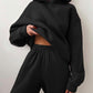 Women's Casual Hooded Sweater Two-piece Suit Clothes Hoodie Tracksuit