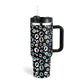 40oz Straw Coffee Mug With Handle Portable Car Stainless Steel Water Bottle Large Capacity Travel Bisphenol A Free Mug