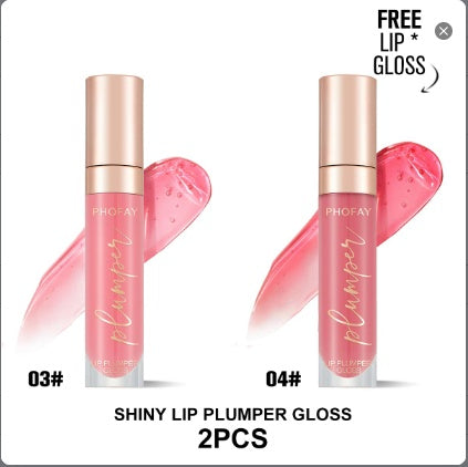 PHOFAY Shiny Lip Plumper Gloss