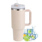 40oz Straw Coffee Mug With Handle Portable Car Stainless Steel Water Bottle Large Capacity Travel Bisphenol A Free Mug