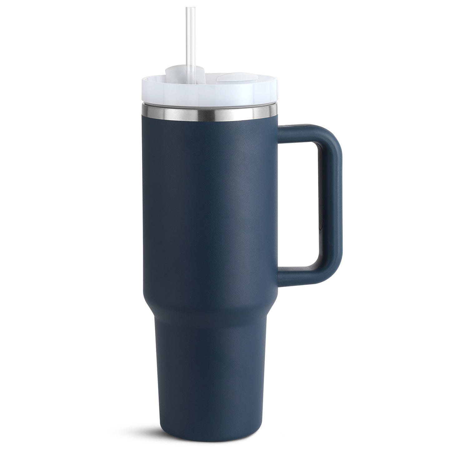 40oz Straw Coffee Mug With Handle Portable Car Stainless Steel Water Bottle Large Capacity Travel Bisphenol A Free Mug