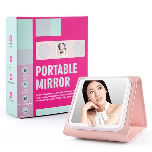 PU Trifold Mirror Powder