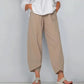 Wide Leg Pants Loose Casual Cotton Linen