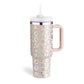 40oz Straw Coffee Mug With Handle Portable Car Stainless Steel Water Bottle Large Capacity Travel Bisphenol A Free Mug